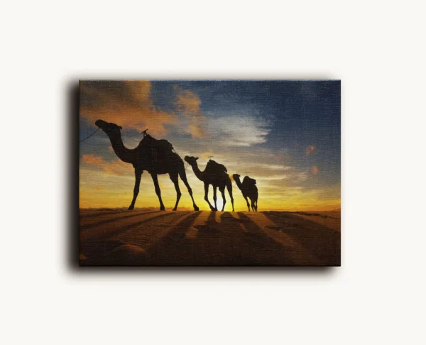 Tablou Canvas Caravană cu Cămile