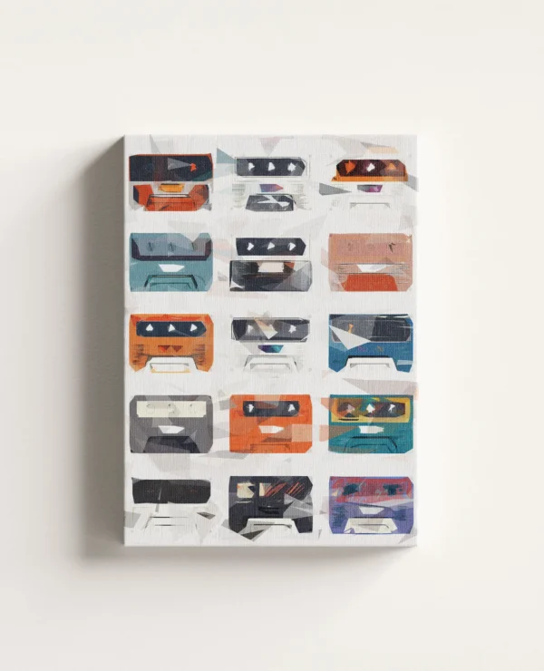 Tablou Canvas Retro Tapes