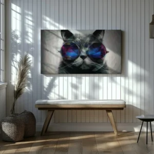 Tablou Canvas Spectrum Cat - Detaliu Tablou Canvas nr. 29798