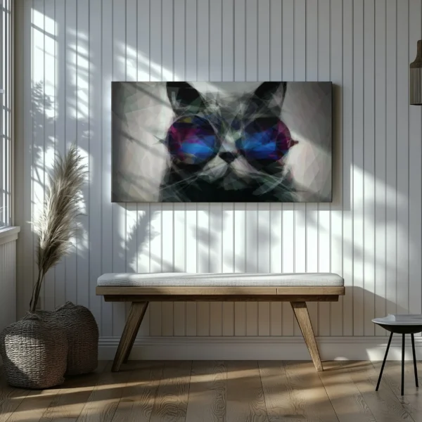 Tablou Canvas Spectrum Cat - Detaliu Tablou Canvas nr. 29798