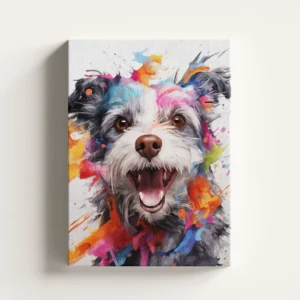 Tablou Canvas Cățel Vesel