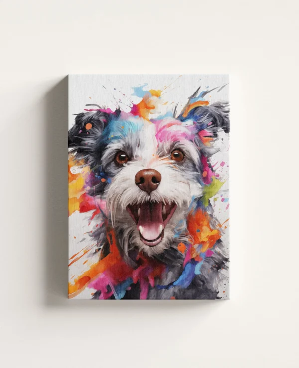 Tablou Canvas Cățel Vesel
