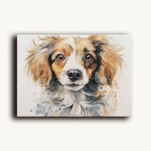 Tablou Canvas Portret Cățel Cavalier - Detaliu Tablou Canvas nr. 27199