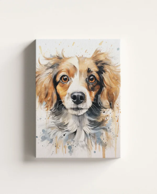 Tablou Canvas Portret Cățel Cavalier