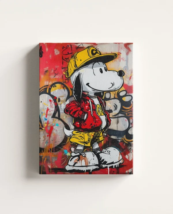 Tablou Canvas Snoopy Street