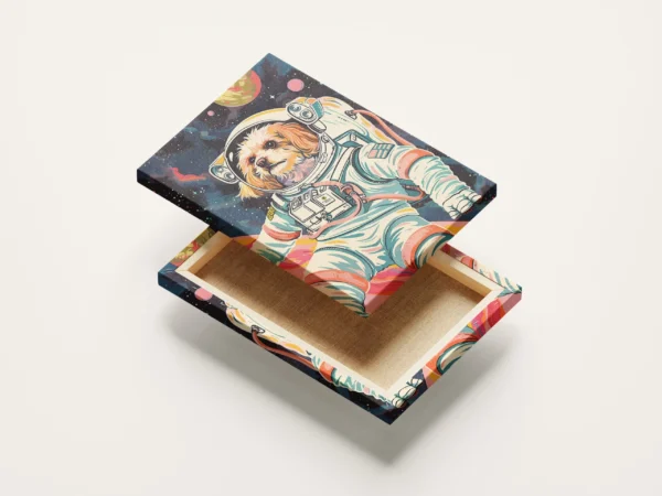 Tablou Canvas Câine Astronaut - Detaliu Tablou Canvas nr. 20759