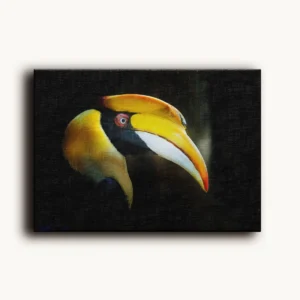 Tablou Canvas Pasăre-Rinocer Bicorn