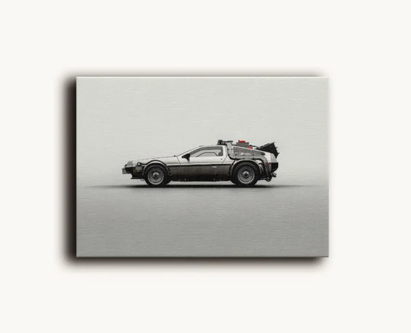Tablou Canvas DeLorean Time Machine - Detaliu Tablou Canvas nr. 25518