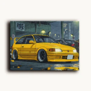 Tablou Canvas Honda Civic EF - Detaliu Tablou Canvas nr. 26436