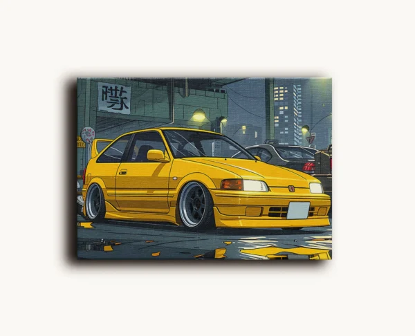 Tablou Canvas Honda Civic EF - Detaliu Tablou Canvas nr. 26436