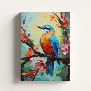 Tablou Canvas Pasăre Colorată