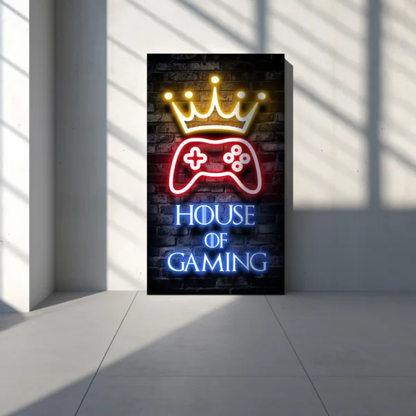 Tablou Canvas House of Gaming - Detaliu Tablou Canvas nr. 24656