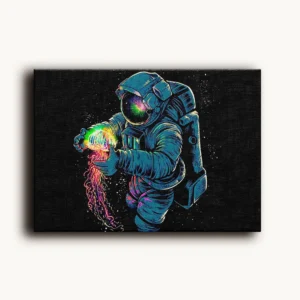 Tablou Canvas Întâlnire Cosmică - Detaliu Tablou Canvas nr. 21088