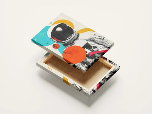 Tablou Canvas Colajul Cosmic - Detaliu Tablou Canvas nr. 21371