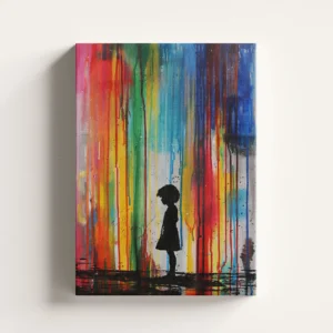 Tablou Canvas Curcubeu Urban