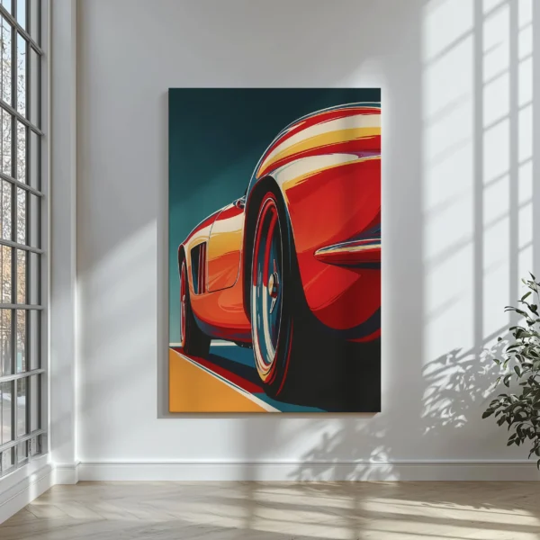 Tablou Canvas Viteză Pop Art - Detaliu Tablou Canvas nr. 25258