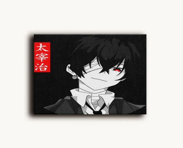 Tablou Canvas Bungo Stray Dogs - Osamu Dazai - Detaliu Tablou Canvas nr. 18103
