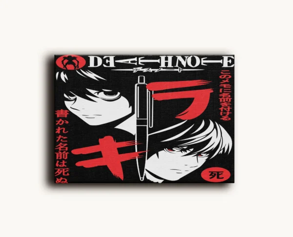 Tablou Canvas Death Note – Light vs L - Detaliu Tablou Canvas nr. 18400