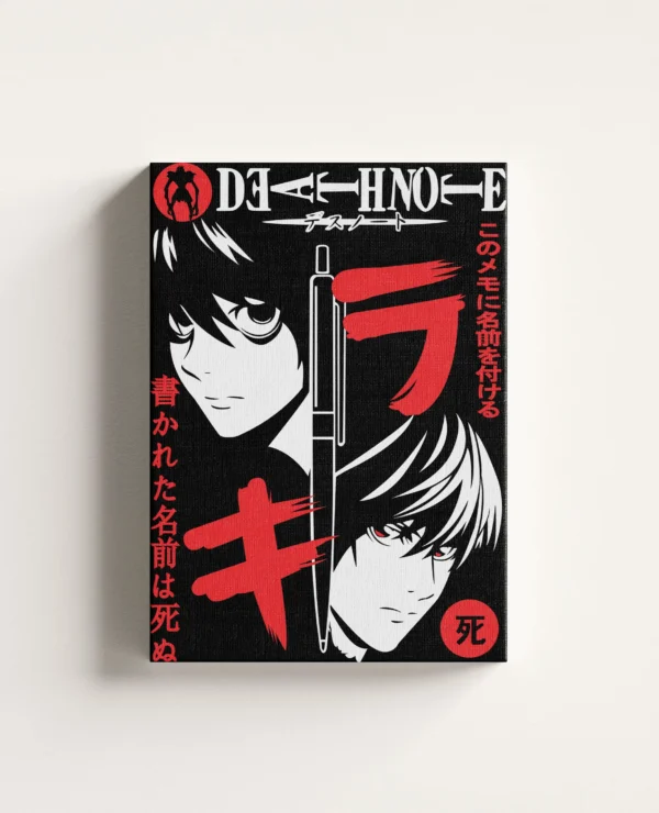 Tablou Canvas Death Note – Light vs L