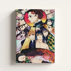 Tablou Canvas Demon Slayer - Compoziție Eroi și Hashira