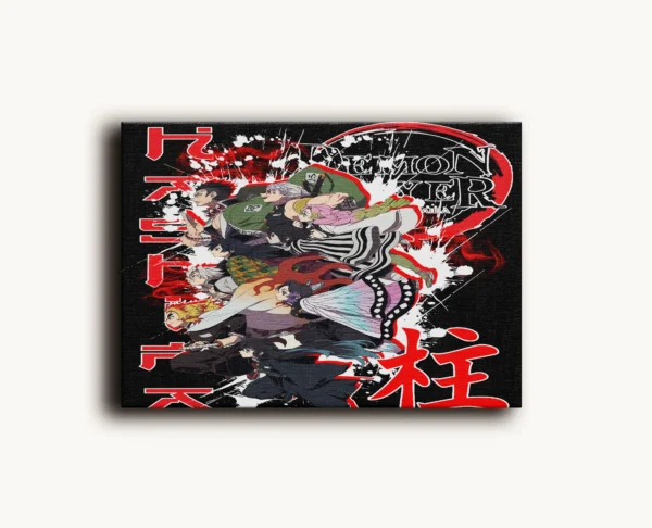 Tablou Canvas Demon Slayer – Toti Hashira - Detaliu Tablou Canvas nr. 18499