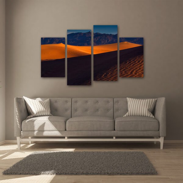 Tablou Canvas 4 Piese - Dune Aurii - Detaliu Tablou Canvas nr. 31466