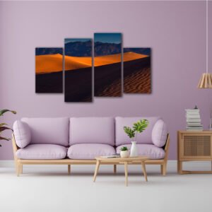 Tablou Canvas 4 Piese - Dune Aurii - Detaliu Tablou Canvas nr. 31467