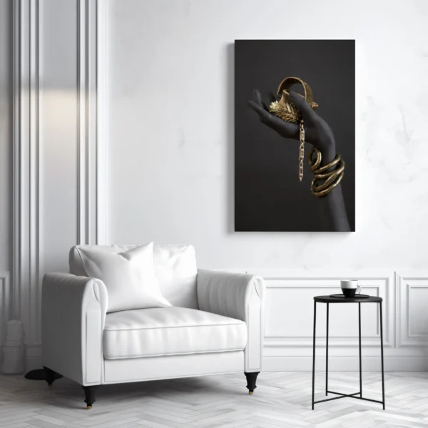 Tablou Canvas Opulență la Indigo - Detaliu Tablou Canvas nr. 19639