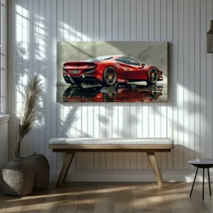 Tablou Canvas Ferrari F8 Tributo - Detaliu Tablou Canvas nr. 24449