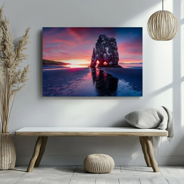 Tablou Canvas Dragonul de Bazalt - Detaliu Tablou Canvas nr. 22402
