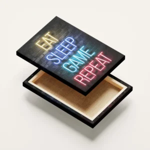 Tablou Canvas Eat Sleep Game Repeat - Detaliu Tablou Canvas nr. 24588