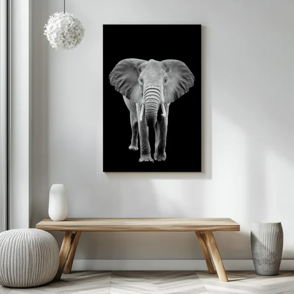 Tablou Canvas Elefant African - Detaliu Tablou Canvas nr. 26788