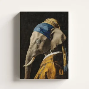 Tablou Canvas Portret Elefant Regal