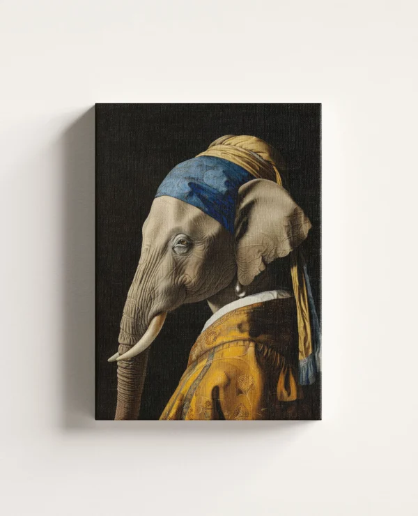 Tablou Canvas Portret Elefant Regal