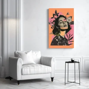 Tablou Canvas Fuziune Florală - Detaliu Tablou Canvas nr. 29548