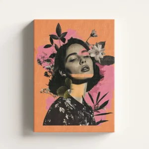 Tablou Canvas Fuziune Florală