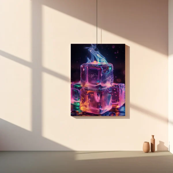 Tablou Canvas Gheață în Flăcări - Detaliu Tablou Canvas nr. 29222