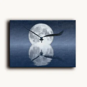 Tablou Canvas Vultur Sub Lumina Lunii Pline