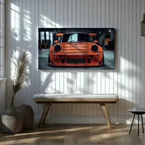 Tablou Canvas Porsche RWB Portocaliu - Detaliu Tablou Canvas nr. 25651