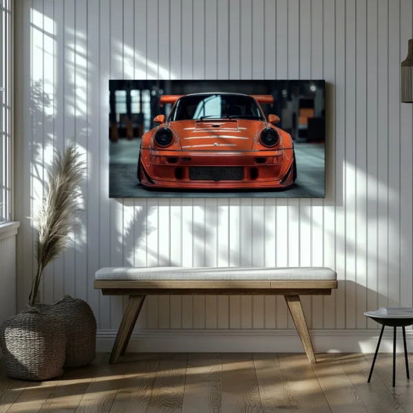 Tablou Canvas Porsche RWB Portocaliu - Detaliu Tablou Canvas nr. 25651