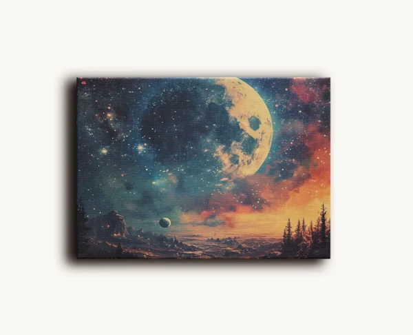 Tablou Canvas Odiseea Galactică - Detaliu Tablou Canvas nr. 20824