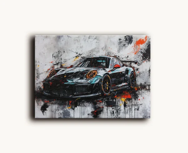 Tablou Canvas Porsche 911 Abstract