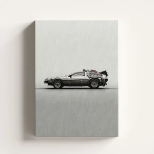 Tablou Canvas DeLorean Time Machine