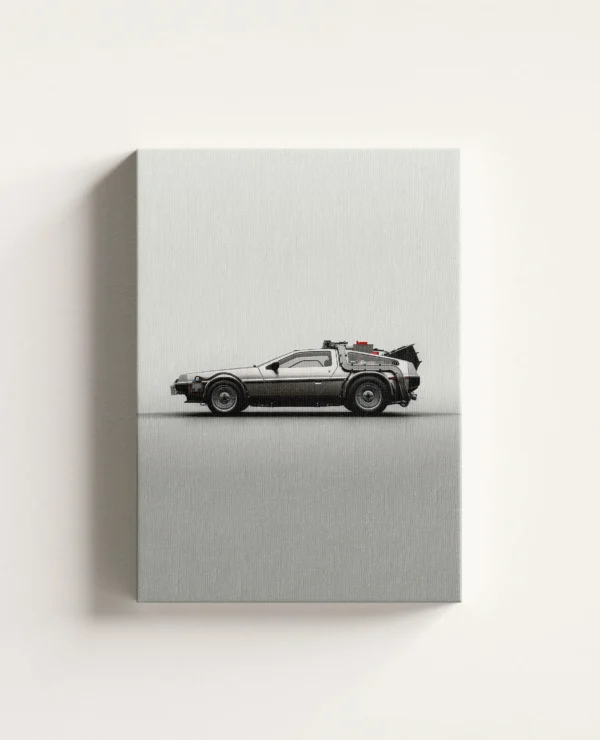 Tablou Canvas DeLorean Time Machine