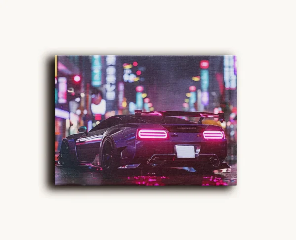Tablou Canvas Mazda RX-7 Cyberpunk - Detaliu Tablou Canvas nr. 26502
