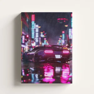 Tablou Canvas Mazda RX-7 Cyberpunk