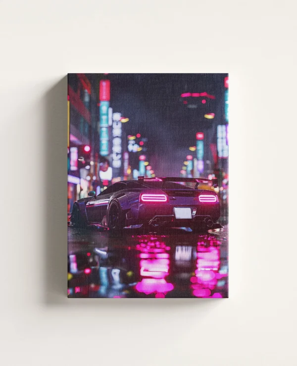 Tablou Canvas Mazda RX-7 Cyberpunk