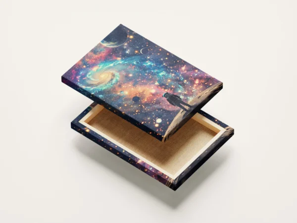 Tablou Canvas Fereastra Cosmică - Detaliu Tablou Canvas nr. 21296