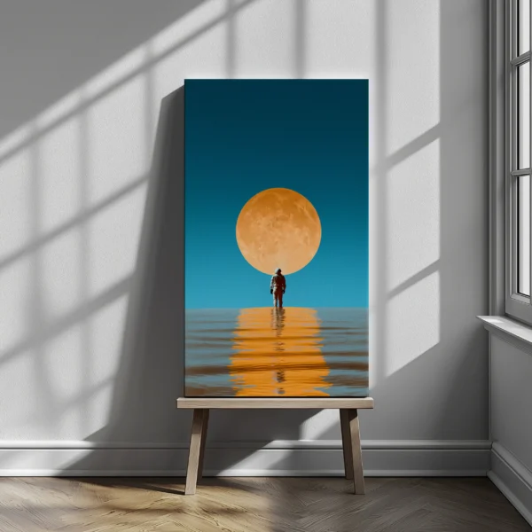 Tablou Canvas Reflecție Cosmică - Detaliu Tablou Canvas nr. 21220