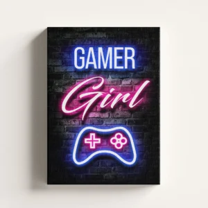 Tablou Canvas Gamer Girl